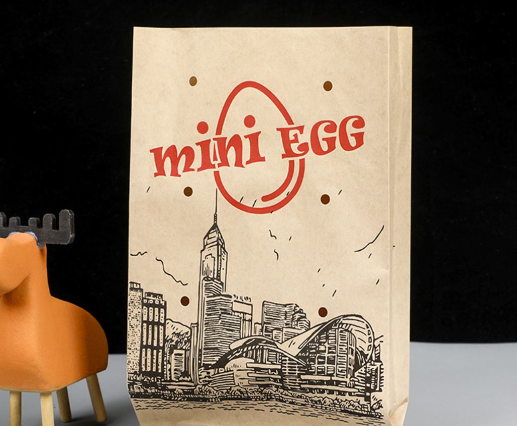 3 seal Greaseproof Paper Bag Pouch