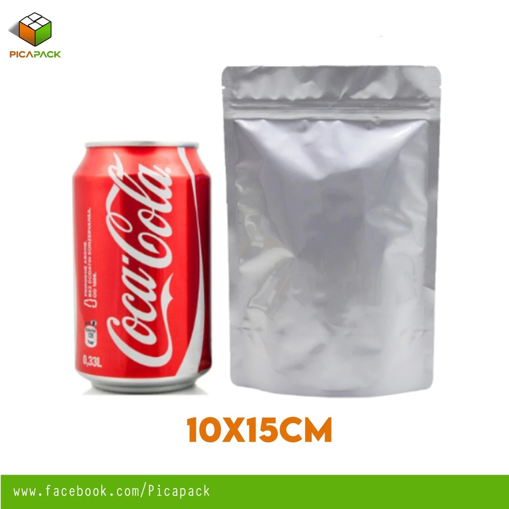 Full aluminum Stand-up Resealale Pouch