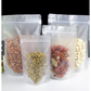 Frosted clear Stand-up Resealable Pouch