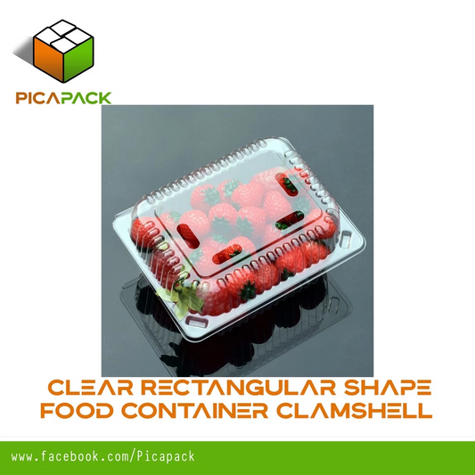Clear Rectangular Square Container