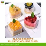 Mousse Clear Dessert Cups Acrylic Container