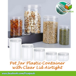 Pet Jar Plastic Containers with Lid