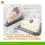 Cake Triangle Container Slice Packaging Box