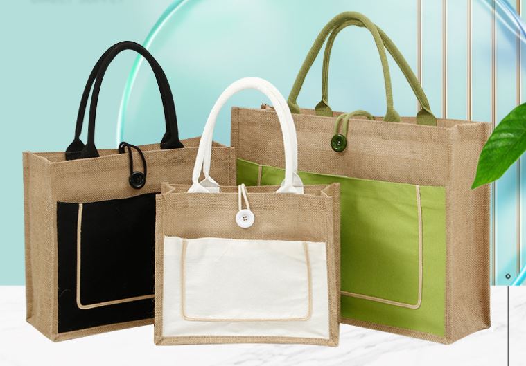 2 toned Abaca Tote Bag