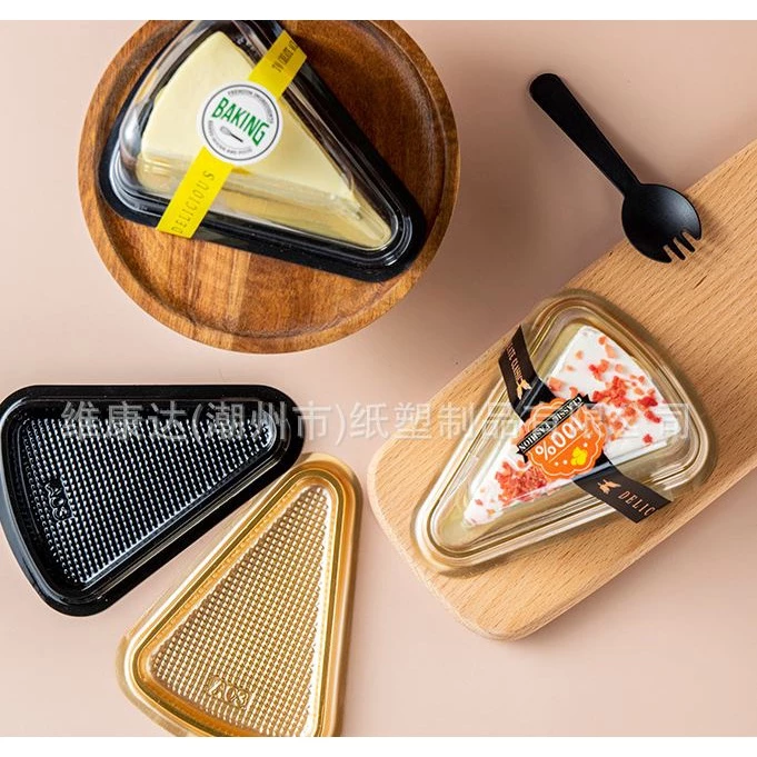 Cake Triangle Container Slice Packaging Box