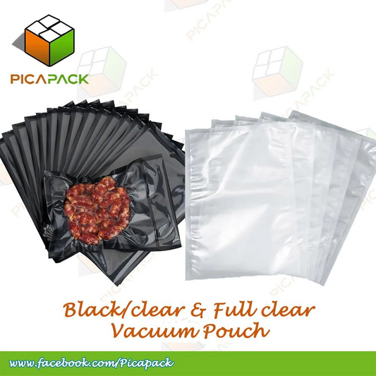 Black Nylon PE Vacuum Pouch