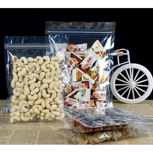 Flat Full Clear Pouch with Ziplock