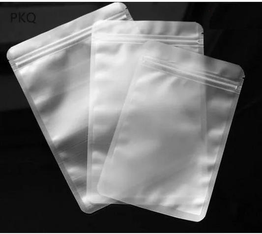 Flat Frosted Pouch with Ziplock