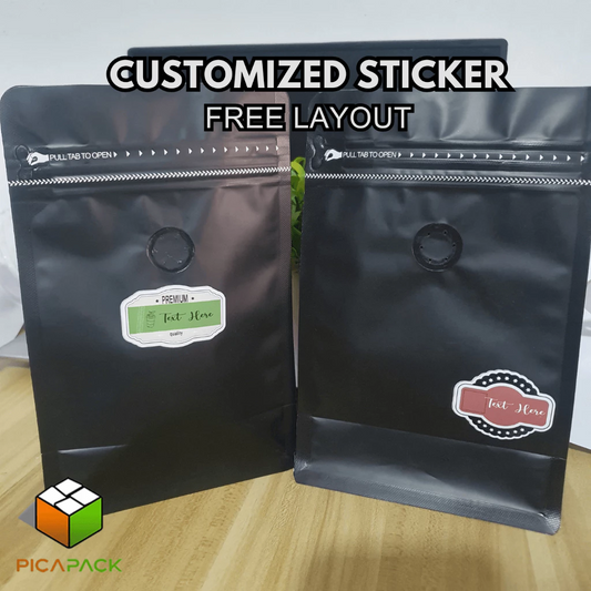 Flat Full Aluminum Pouch w/ Ziplock