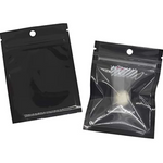 Flat Half Clear Gold with Ziplock