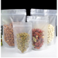 Frosted clear Stand-up Resealable Pouch