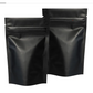 Full Matte Black Stand-up Resealable Pouch