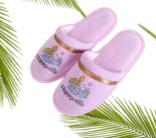 Hotel Slippers with Lace