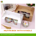 Muffin box with handle