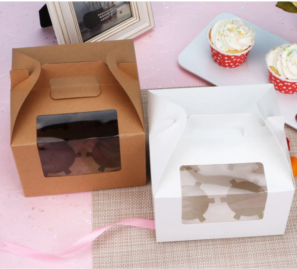 Muffin box with handle