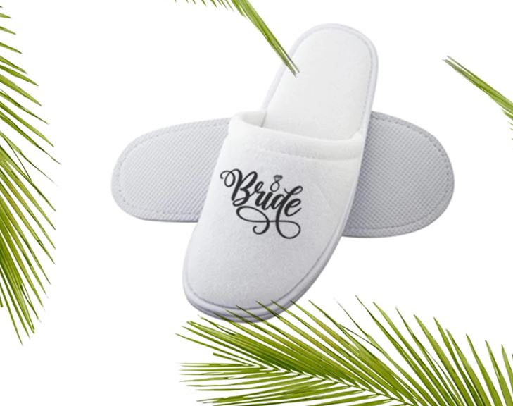 Thick Foam Ordinary White Slippers