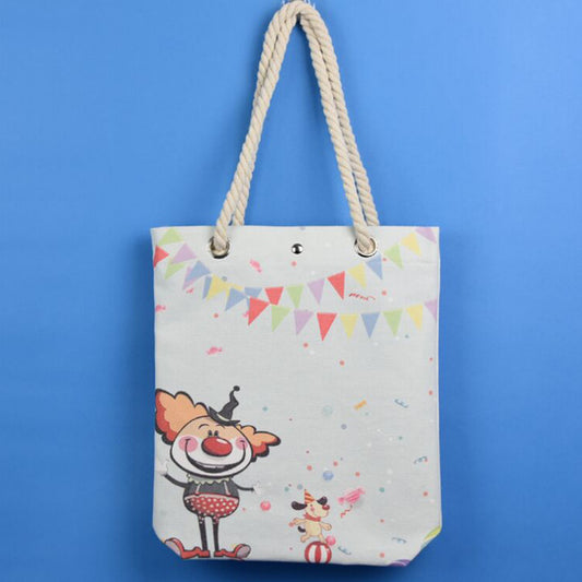 Canva Drawstring with Rope