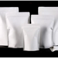 Full kraft white Stand-up Resealale Pouch