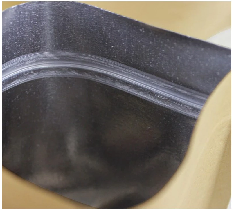 Full Kraft brown Stand-up Resealable Pouch
