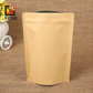 Full Kraft brown Stand-up Resealable Pouch