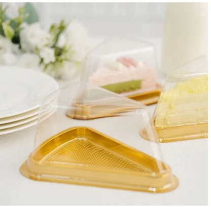 Cake Triangle Container Slice Packaging Box