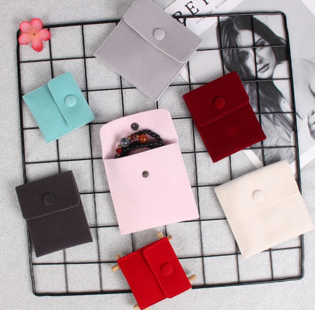 Velvet Button Bag